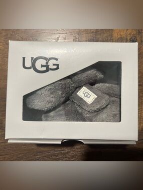 UGG Baby Bixbee Bootie - Charcoal Size 0/1 0-6 Months